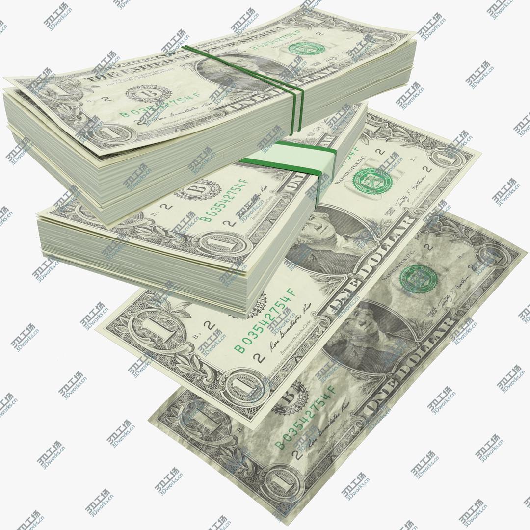 images/goods_img/202105071/One Dollars Bills Collection 3D model/1.jpg